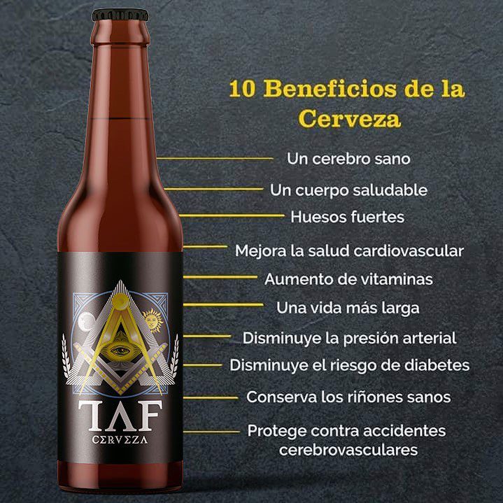 Instagram post from cervezataf. This post is in position 9.